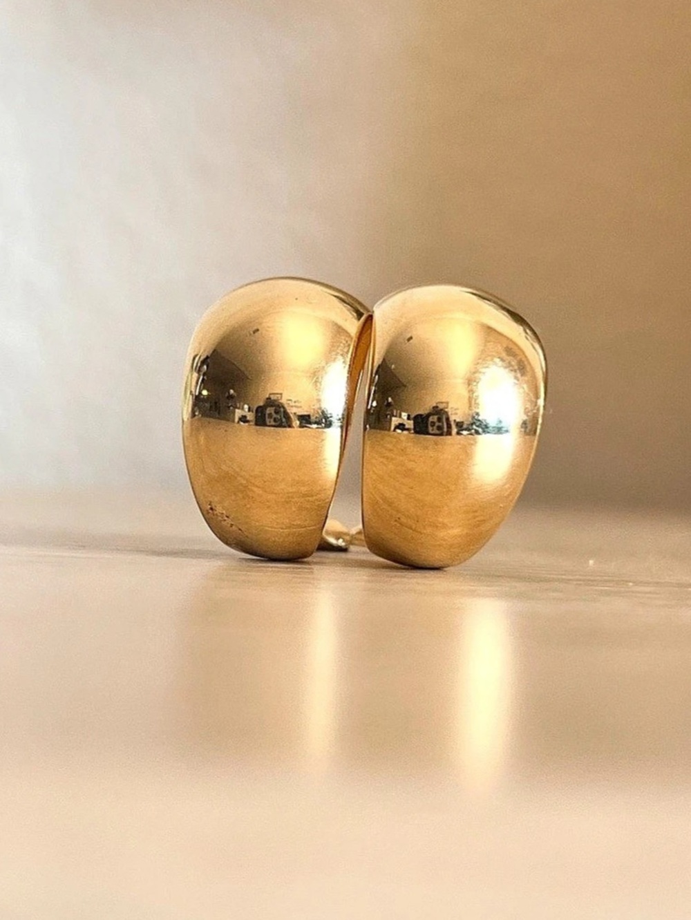 Monet Gold-Tone Hoop Earrings